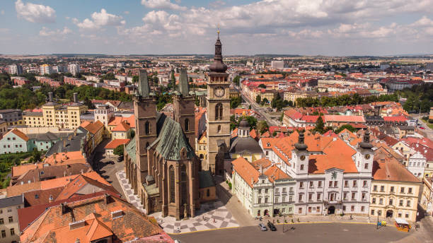 istock Hradec Kralove old town from above 1465108243