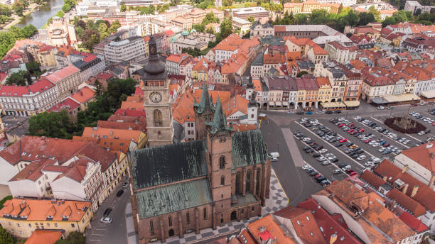 istock Hradec Kralove old town from above 1465108294