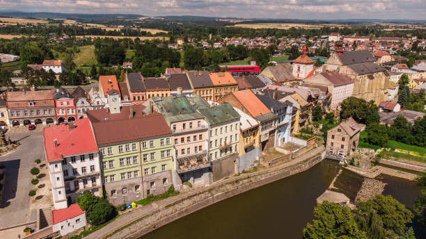 istock Jaromer old town from above 1465109937