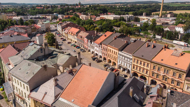 istock Jaromer old town from above 1465109982