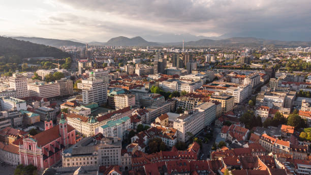 istock View From Above On Ljubljana Old Town 1465110416