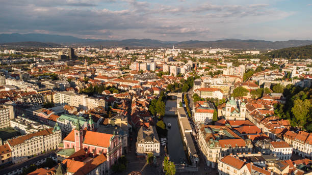 istock View From Above On Ljubljana Old Town 1465110461