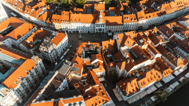 istock View From Above On Ljubljana Old Town 1465110504