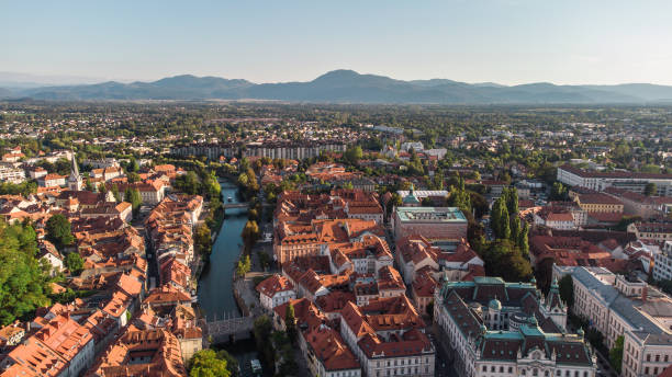 istock View From Above On Ljubljana Old Town 1465110520