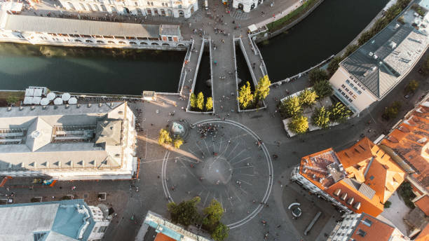 istock View From Above On Ljubljana Old Town 1465110549