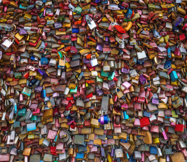 istock Love locks at Hohenzollern Bridge - Cologne, Germany 1465112395