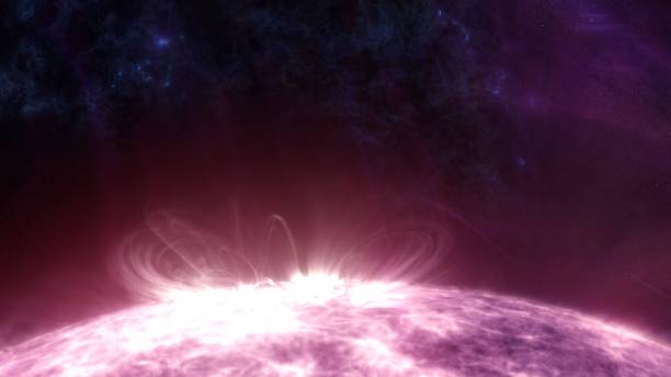 istock Stellar Giant Supermassive Sun and Hostile Dark Matter Nebula Close Shot 1465117364