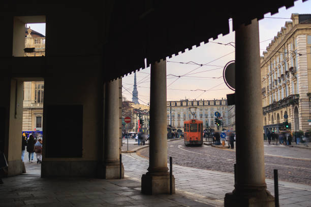 istock Turin city street tram 1465122042