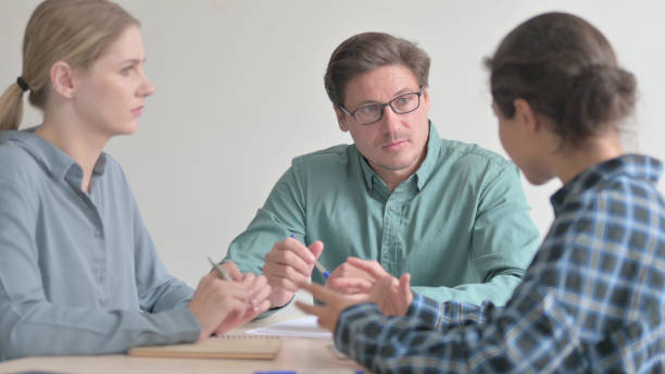 istock Casual Business people Talking in Office 1465125046