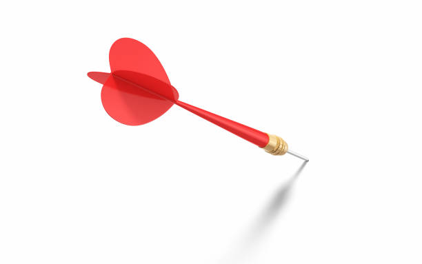 istock Red Dart Arrow, Hit the target from 12 1465134478