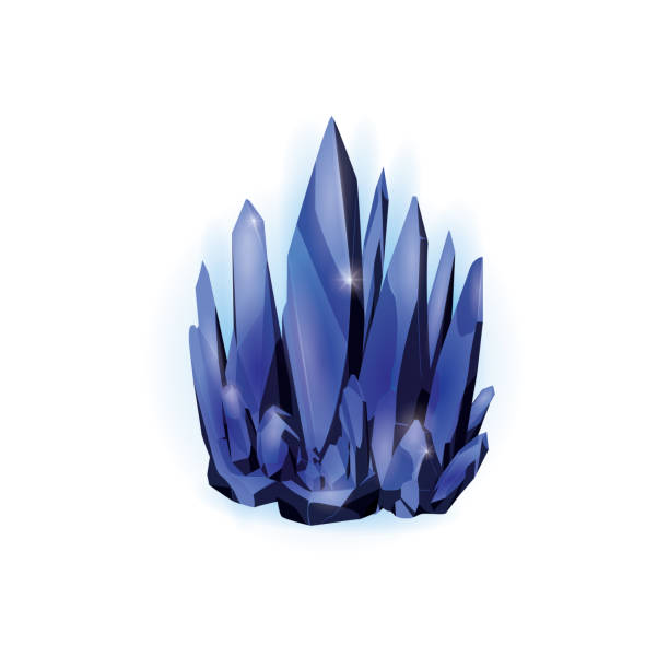 istock Crystal gems game assets collection, Cartoon Magic gemstones and Natural minerals, vector illustration 1465136557