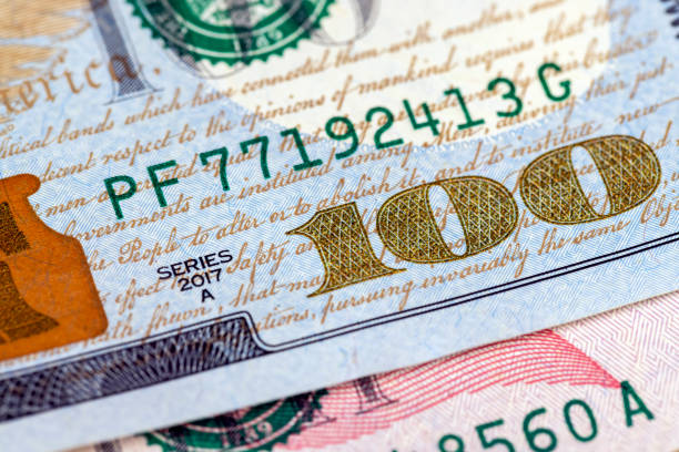 istock close-up of one hundred American dollars with figures 1465143702