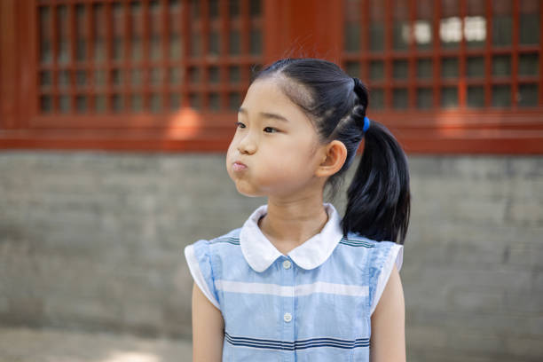 Unhappy little girl