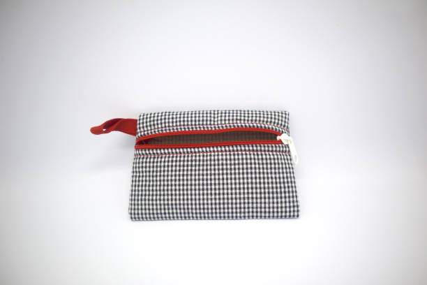 istock A Wallet with black stripes and mostly white 1465169316