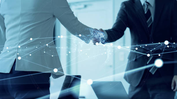Business network concept. Teamwork. Partnership. Human resources. stock photo