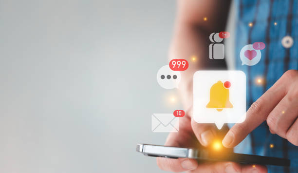 istock Social network concept with icons. 1465191856