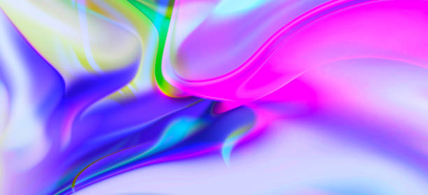 istock Abstract background of paint in blue and purple colorful effects 1465194010