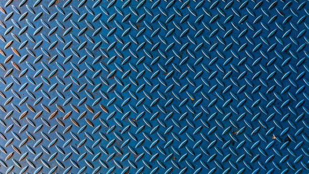 istock Blue steel plate abstract background. 1465206711