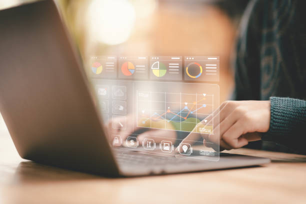 istock Business people read business statistics chart reports, to analyze and improve corporate strategy, management financial and marketing documents, update annual budget accounts, company growth data. 1465213951