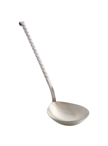 istock Large and long-handled spoon for stirring and mixing, cut out, photo stacking 1465218544