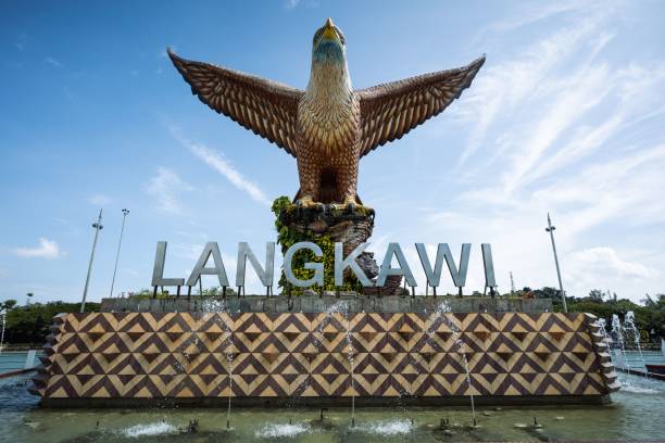 istock Eagle statue symbol at Dataran Lang in Langkawi, Malaysia. 1465223294