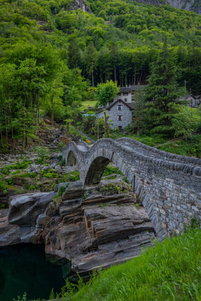 istock An old stone bridge that stands over a stream 1465227467
