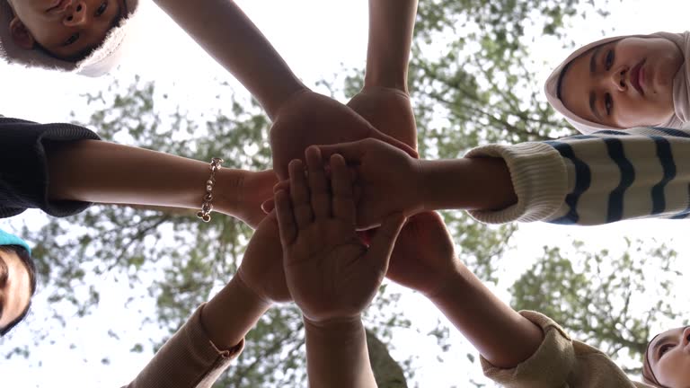 Group of people Shaking hands