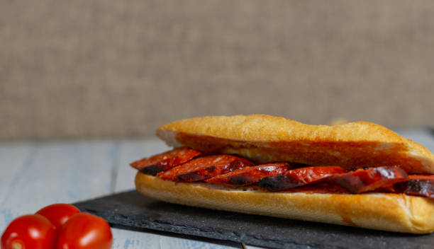 istock chorizo sandwich and olive tapa 1465235085