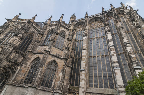 istock Low angle shot of Aachener Dom under a clear sky in Aachen, Germany 1465235767