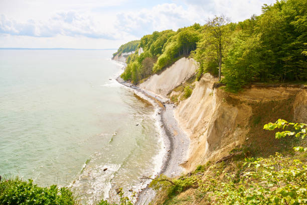 istock White chalk cliffs in Jasmund National Park 1465238357