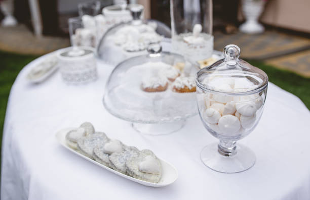 istock Wedding table with sweet desserts 1465243338