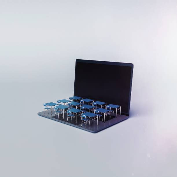 istock SCHOOL desks on laptop 1465260472