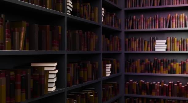istock closeup of library shelves 1465262287