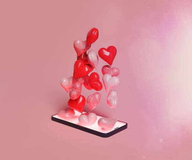 istock mobile phone with heart balloons 1465269814