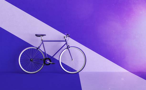 istock retro bike leaning against the wall 1465271211