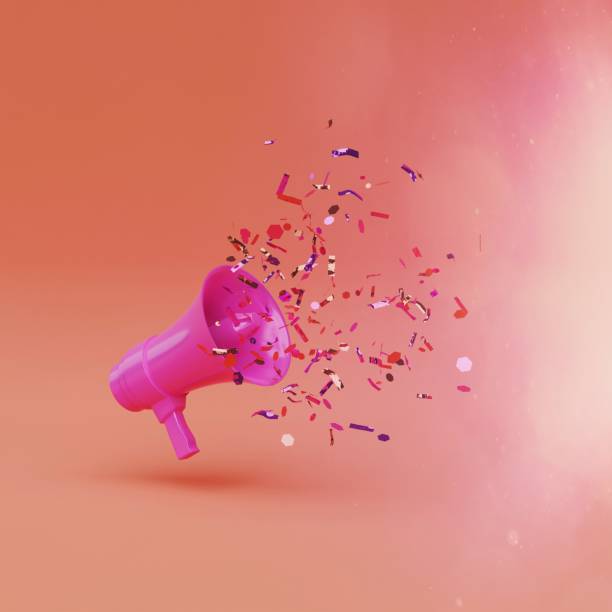 istock megaphone with confetti coming out of it 1465273964