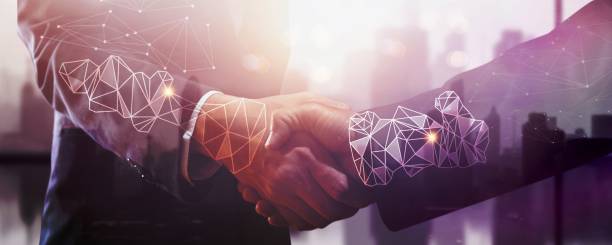 istock successful negotiate and handshake concept 1465274038