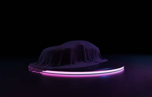 istock presentation of a car covered with cloth 1465274081