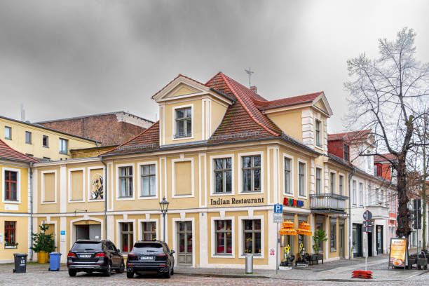 stare miasto w poczdamie, brandenburgia - winter city germany brandenburg zdj�ęcia i obrazy z banku zdjęć