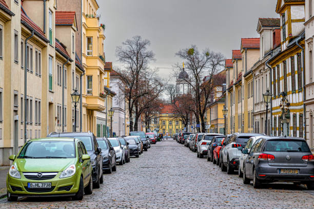 stare miasto w poczdamie, brandenburgia - winter city germany brandenburg zdjęcia i obrazy z banku zdjęć