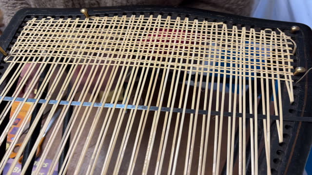 Re-caning a chair