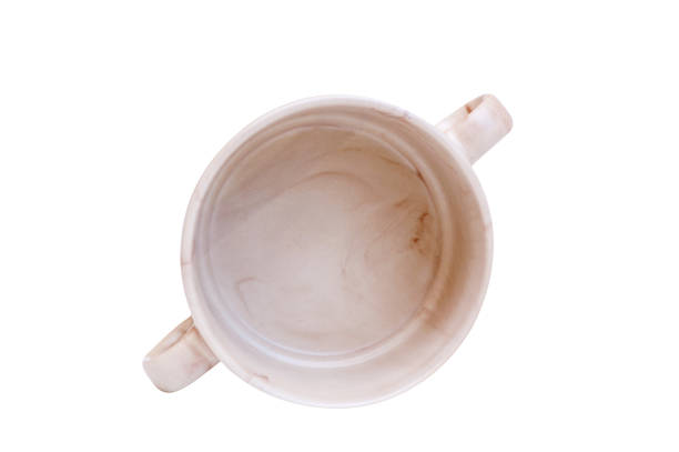 istock Soup bowl isolated on white background, top view 1465282020