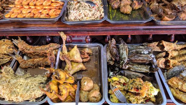 istock Indonesian local restaurant WARTEG menu 1465284923
