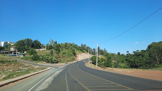 Scenic highway in Kenya