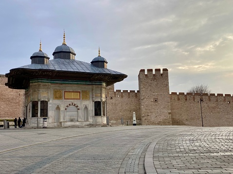 Turkey - Istanbul - Sultan Ahmed Ill fountain in Sultanhamet