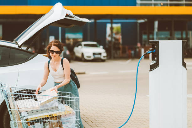 istock Electric vehicle lifestyle 1465286698