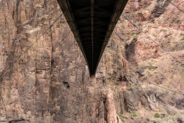 istock Suspension Wires Under The Black Bridge 1465300969