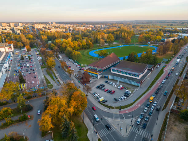 istock View at Pabianice city from a drone 1465311802