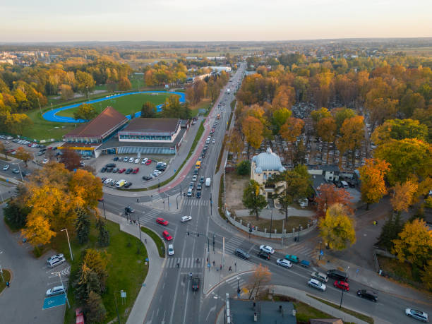 istock View at Pabianice city from a drone 1465311807