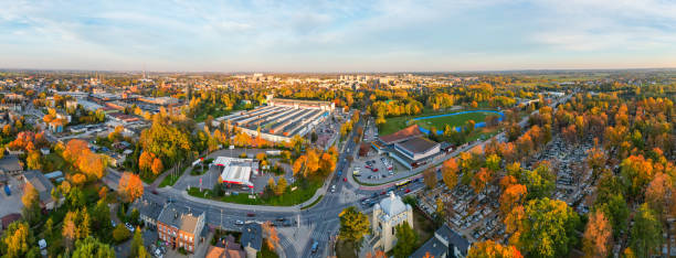 istock View at Pabianice city from a drone 1465311960